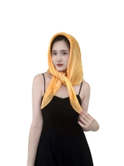 Khăn Lụa Tơ Tằm Vuông – Nhuộm Thủ Công Bằng Phương Pháp Ice Dye/ Tide Dye – Quà tặng Văn Hoá Việt Độc Đáo