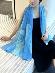 Khăn Lụa Tơ Tằm Nhuộm Thủ Công Kimcatsilk – Quà Tặng Văn Hoá Việt Cao Cấp