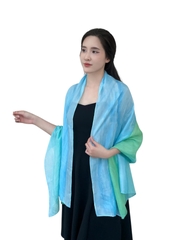 Khăn Lụa Tơ Tằm Nhuộm Thủ Công Kimcatsilk – Quà Tặng Văn Hoá Việt Cao Cấp