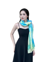 Khăn Lụa Tơ Tằm Nhuộm Thủ Công Kimcatsilk – Quà Tặng Văn Hoá Việt Cao Cấp