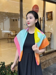 Khăn lụa tơ tằm vẽ tay – khăn lụa vuông vẽ ngựa