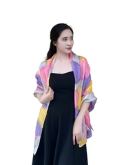 Khăn Lụa Tơ Tằm Nhuộm Thủ Công Kimcatsilk – Quà Tặng Văn Hoá Việt Cao Cấp