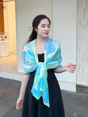 Khăn Lụa Tơ Tằm Nhuộm Thủ Công Kimcatsilk – Quà Tặng Văn Hoá Việt Cao Cấp