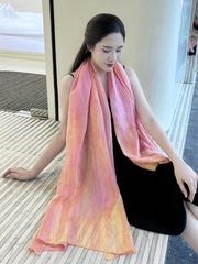 Khăn Lụa Tơ Tằm Nhuộm Thủ Công Kimcatsilk – Quà Tặng Văn Hoá Việt Cao Cấp