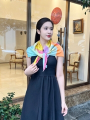 Khăn lụa tơ tằm vẽ tay – khăn lụa vuông vẽ hổ