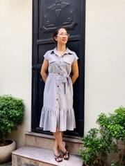 Váy Linen Khuy Bọc Thủ Công – Nhẹ Nhàng Cho Mỗi Ngày, Chỉn Chu Cho Mọi Cuộc Hẹn