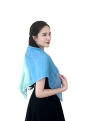 Khăn Lụa Tơ Tằm Vuông – Nhuộm Thủ Công Bằng Phương Pháp Ice Dye/ Tide Dye – Quà tặng Văn Hoá Việt Độc Đáo