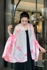 KHĂN LỤA TƠ TẰM NHUỘM TỰ NHIÊN DÀI - KHĂN NHUỘM MÀU CÁNH KIẾN - QUÀ TẶNG CAO CẤP