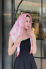 KHĂN LỤA TƠ TẰM NHUỘM TỰ NHIÊN VUÔNG - KHĂN NHUỘM MÀU CÁNH KIẾN - QUÀ TẶNG CAO CẤP