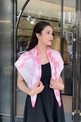 KHĂN LỤA TƠ TẰM NHUỘM TỰ NHIÊN VUÔNG - KHĂN NHUỘM MÀU CÁNH KIẾN - QUÀ TẶNG CAO CẤP