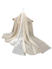 KHĂN LỤA TƠ TẰM NHUỘM TỰ NHIÊN DÀI - KHĂN NHUỘM MÀU VỎ QUẢ DỪA - QUÀ TẶNG CAO CẤP