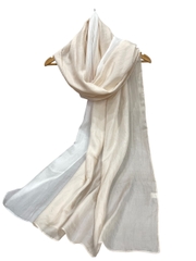 KHĂN LỤA TƠ TẰM NHUỘM TỰ NHIÊN DÀI - KHĂN NHUỘM MÀU VỎ QUẢ DỪA - QUÀ TẶNG CAO CẤP