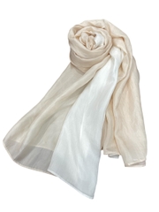 KHĂN LỤA TƠ TẰM NHUỘM TỰ NHIÊN DÀI - KHĂN NHUỘM MÀU VỎ QUẢ DỪA - QUÀ TẶNG CAO CẤP