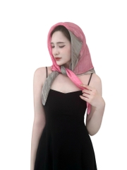 Khăn Lụa Tơ Tằm Vuông – Nhuộm Thủ Công Bằng Phương Pháp Ice Dye/ Tide Dye – Quà tặng Văn Hoá Việt Độc Đáo