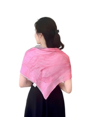 Khăn Lụa Tơ Tằm Vuông – Nhuộm Thủ Công Bằng Phương Pháp Ice Dye/ Tide Dye – Quà tặng Văn Hoá Việt Độc Đáo