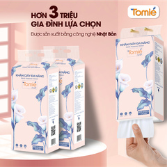 Giấy rút đáy đa năng TOMIÉ 1000 tờ – 8 dây/thùng