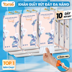 Giấy rút đáy đa năng TOMIÉ 1000 tờ (10 dây/thùng)