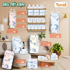 Giấy rút đáy đa năng TOMIÉ 1000 tờ – 8 dây/thùng