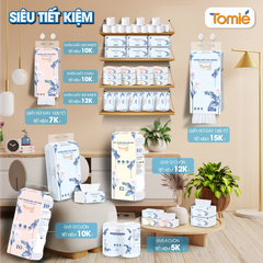 Khăn giấy cao cấp TOMIÉ 400 tờ /gói, 8 gói/lốc, 15 lốc/bịch