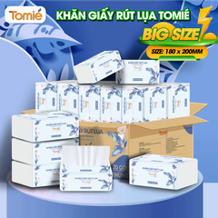 Khăn giấy lụa TOMIE 600 tờ; 5 gói/lốc