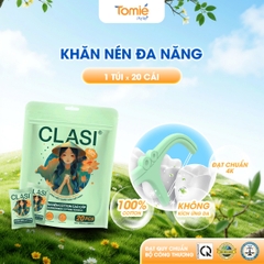 CLASI - Túi khăn nén - 300x600mm - 20 cái/túi