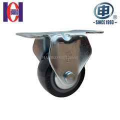 Bánh xe shenpai PU 50 cố định có nắp 15A03-1010