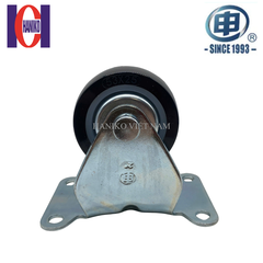 Bánh xe shenpai PU 50 cố định có nắp 15A03-1010