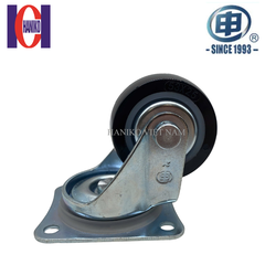 Bánh xe shenpai PU 50 xoay có nắp 15A01-1010