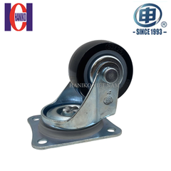 Bánh xe shenpai PU 50 xoay có nắp 15A01-1010