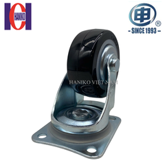 Bánh xe shenpai PU 65 xoay có nắp 15A06-1011