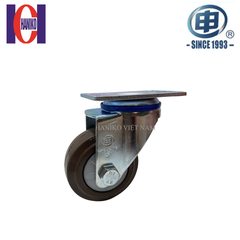 Bánh xe shenpai cao su 75 xoay 20A01-1538