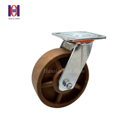 Bánh xe chịu nhiệt nâu phi 150 xoay