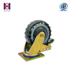 Bánh xe shenpai PU phi 150 xoay khóa