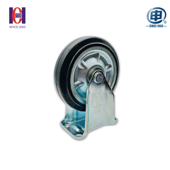 Bánh xe shenpai cao su phi 200 cố định bản 45