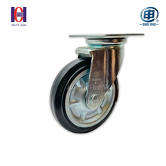 Bánh xe shenpai cao su phi 200 xoay bản 45