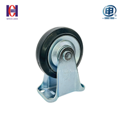 Bánh xe shenpai cao su phi 150 cố định bản 43