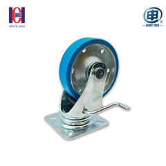 Bánh xe shenpai nylon phi 150 xoay khóa