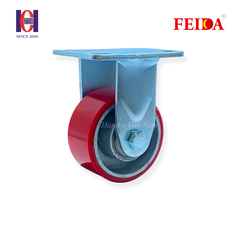 Bánh xe feida PU phi 100 cố định