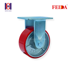 Bánh xe feida PU phi 125 cố định