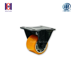 Bánh xe PU cốt nhôm phi 65 cố định