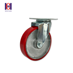 Bánh xe PU phi 125 xoay bản 32