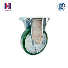 Bánh xe shenpai PU phi 150 cố định bản 38