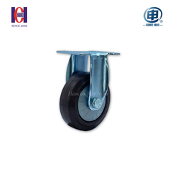Bánh xe shenpai cao su phi 100 cố định bản 32