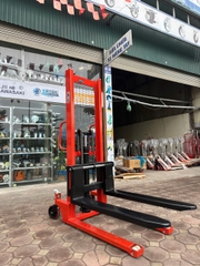 Xe nâng tay cao  2T- 1.6M  có phanh (đỏ) Niuli