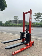 Xe nâng tay cao  2T- 1.6M  có phanh (đỏ) Niuli