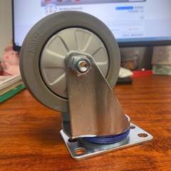 Bánh xe TPR xám shenpai 20A19-1594 phi 100 X