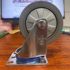 Bánh xe TPR xám shenpai 20A19-1594 phi 100 X