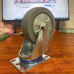 Bánh xe TPR xám shenpai 20A19-1594 phi 100 X