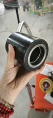 Bánh xe PU đen 80x70