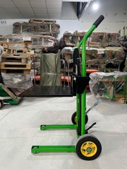 Xe nâng cao mini 200kg - 90cm nhãn hiệu Haniko màu xanh